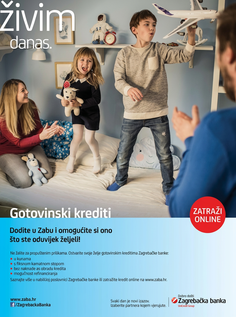 Zagrebačka banka — Živim danas campaign